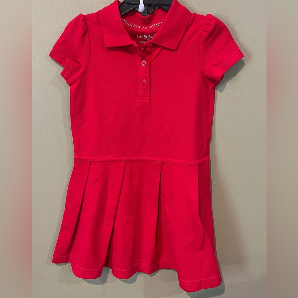 Cat & Jack Vibrant Red Polo Dress.  PICK 3/$15.00